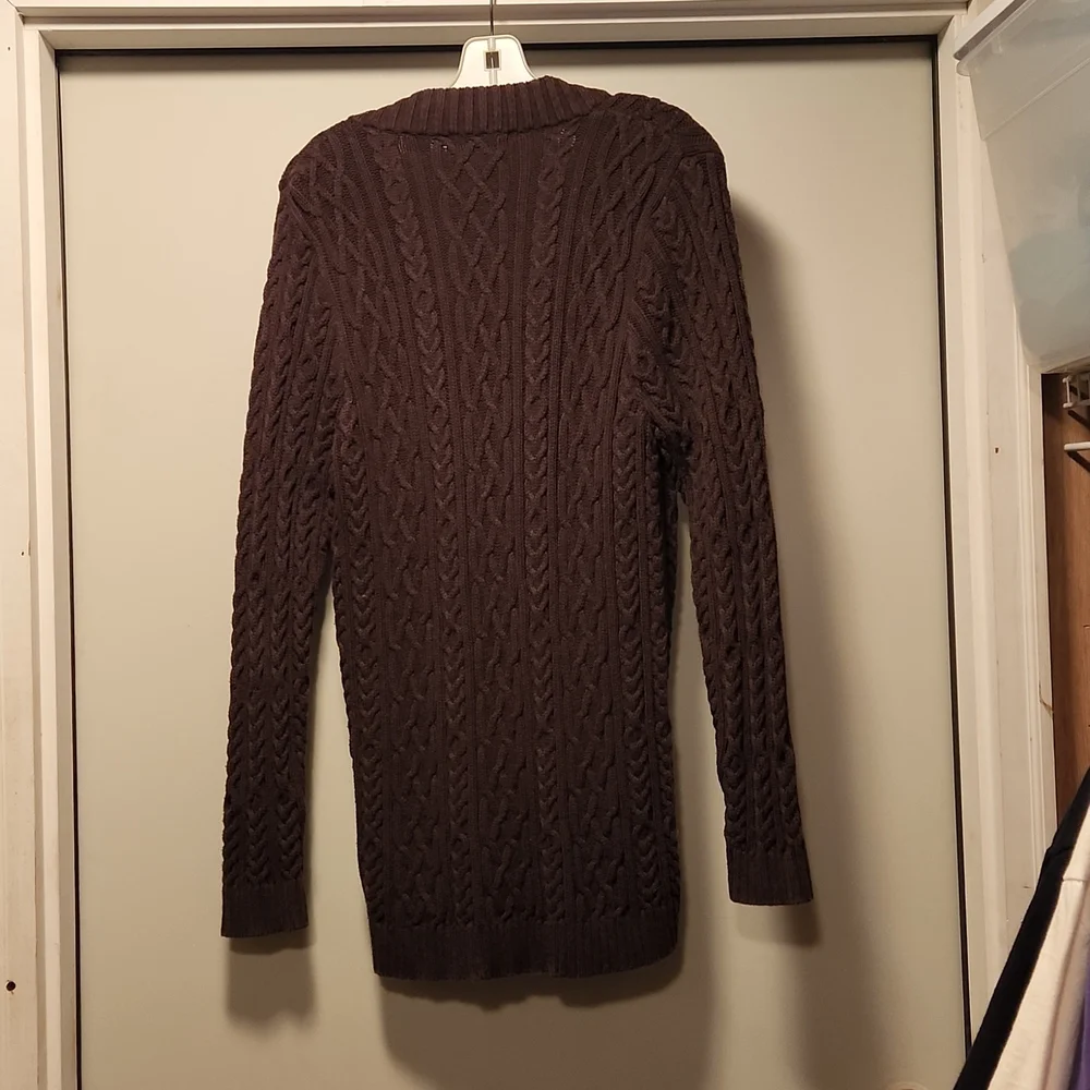 Jeanne Pierre brown tunic sweater - Picture 3 of 3